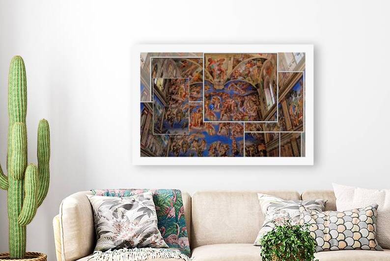 Sistine Chapel Collage by Chirag Pandya
