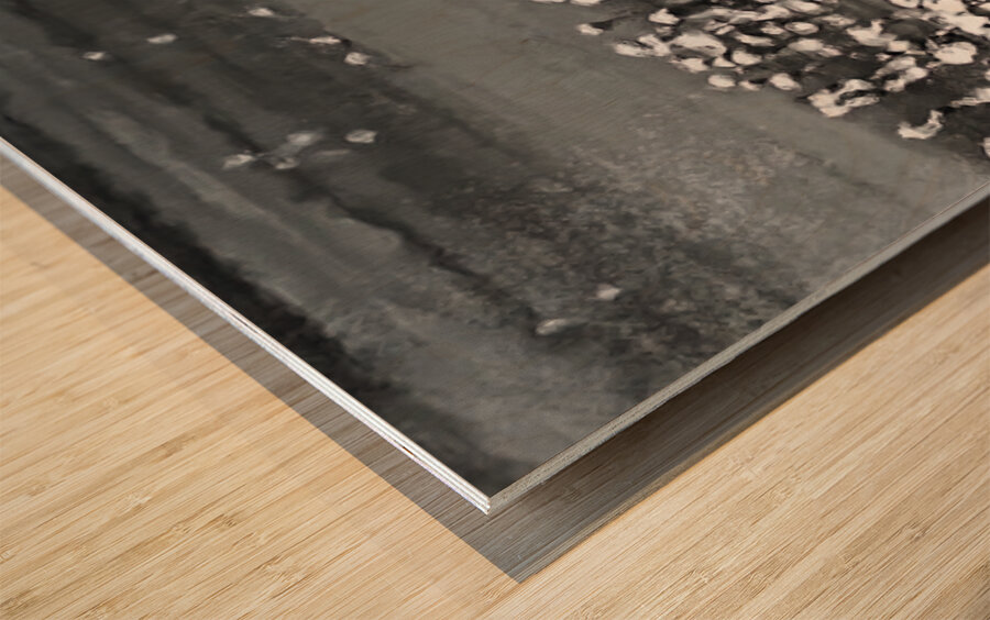 Flame of the Canopy Wood print