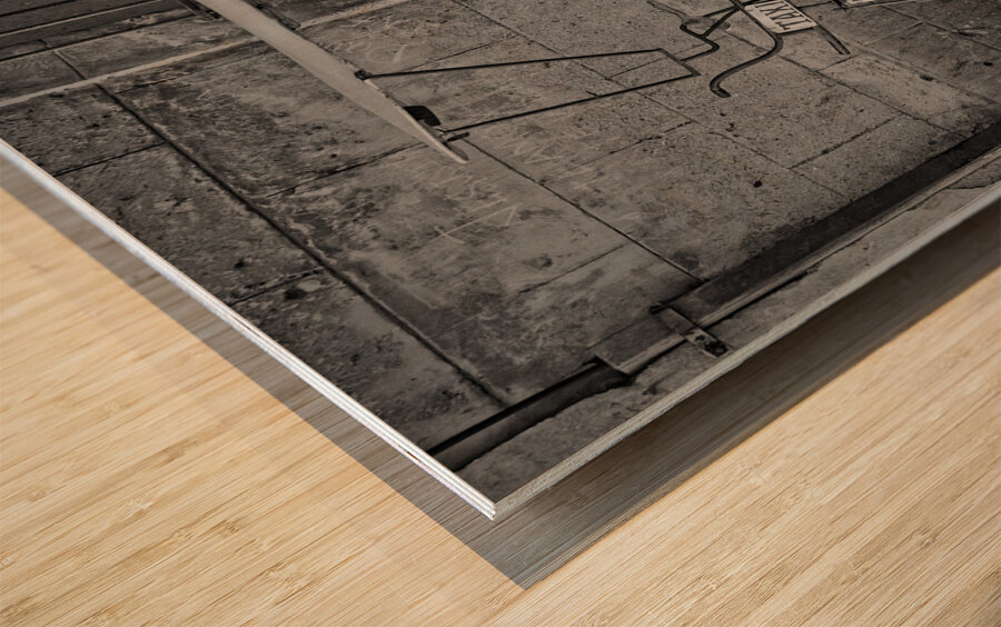 Taxi Break Wood print