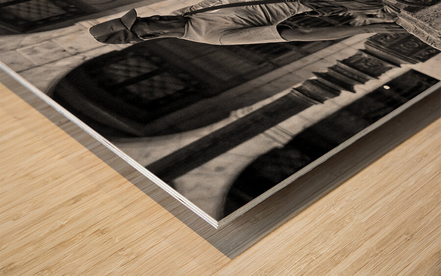 The Chess Masters Wood print