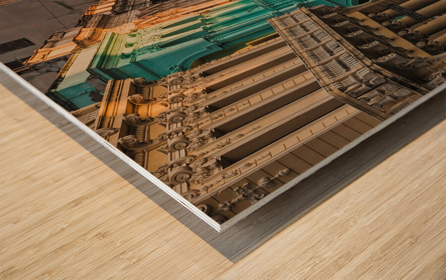 Old Havana Street Architecture Wood print