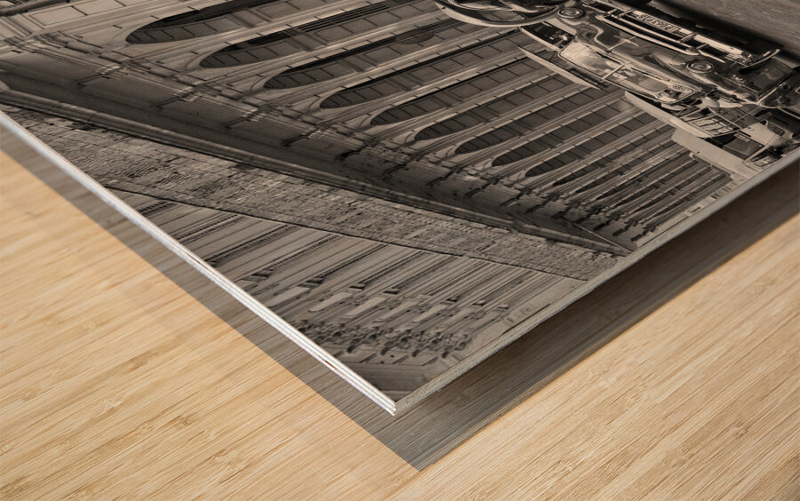 Plaza Cruisers Wood print