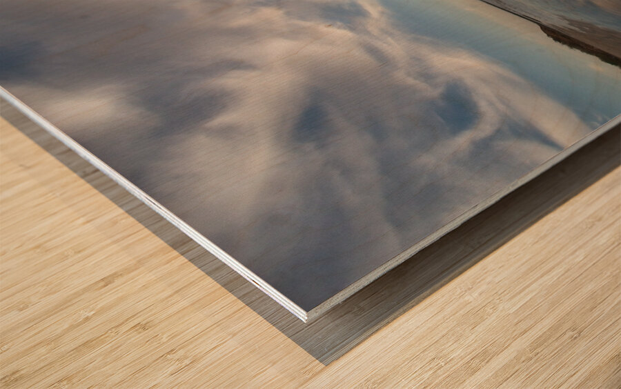 A Tranquil Coastal Dreamscape Wood print