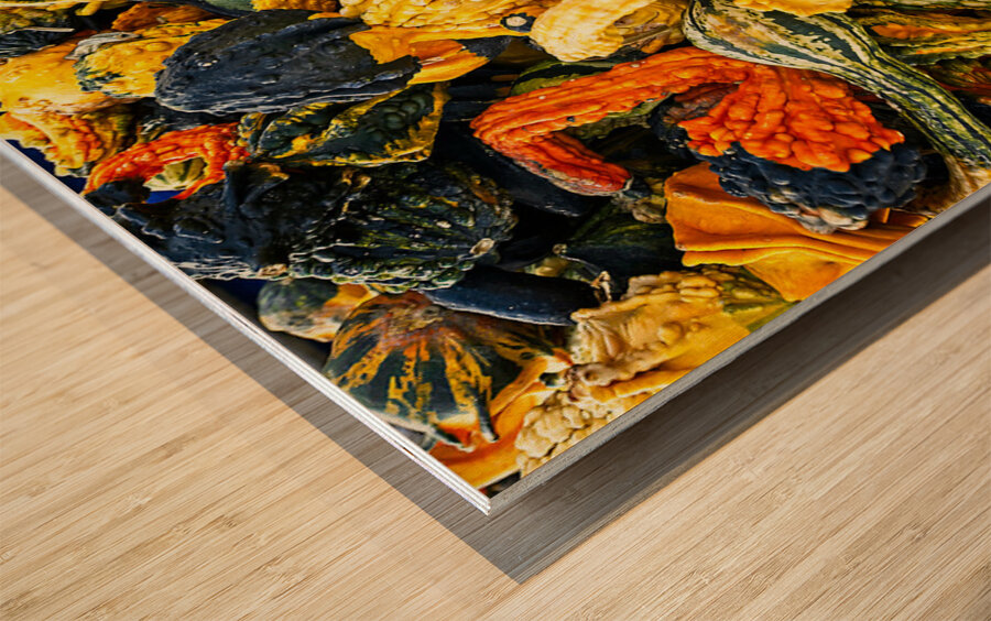 Harvest Chaos Wood print