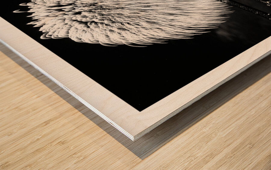 Fireworks Over the Bridge Wood print