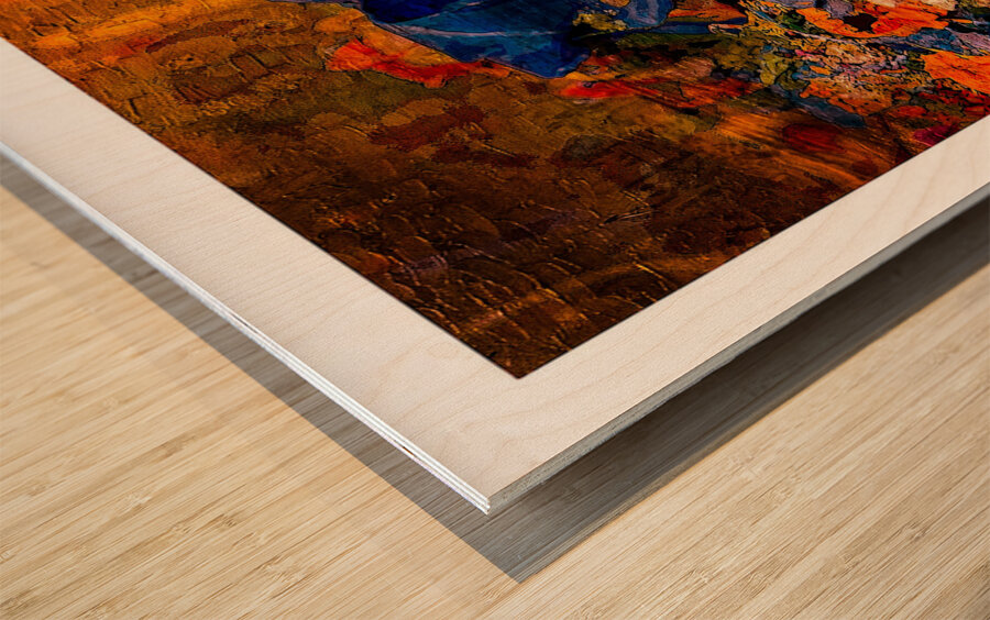 Festival of Color Wood print