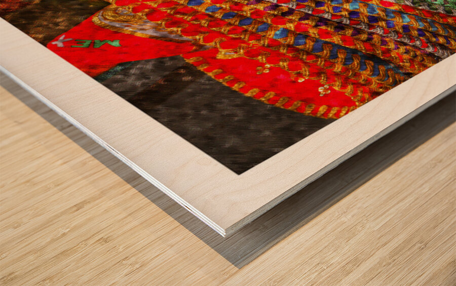 Sombrero Pattern Dance Wood print