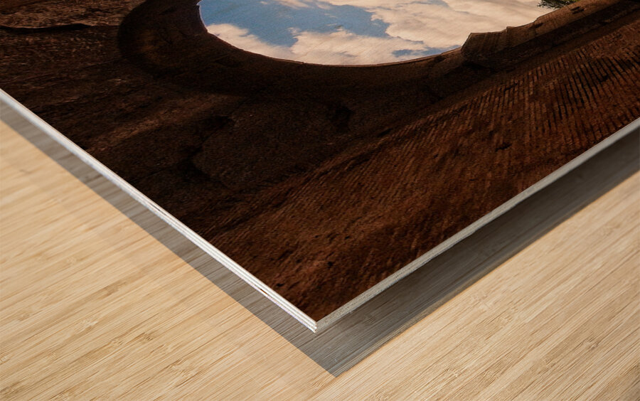 Through Time Wood print