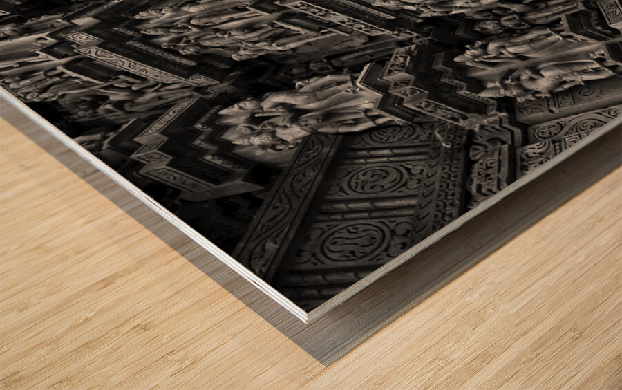 Carved Stories Wood print