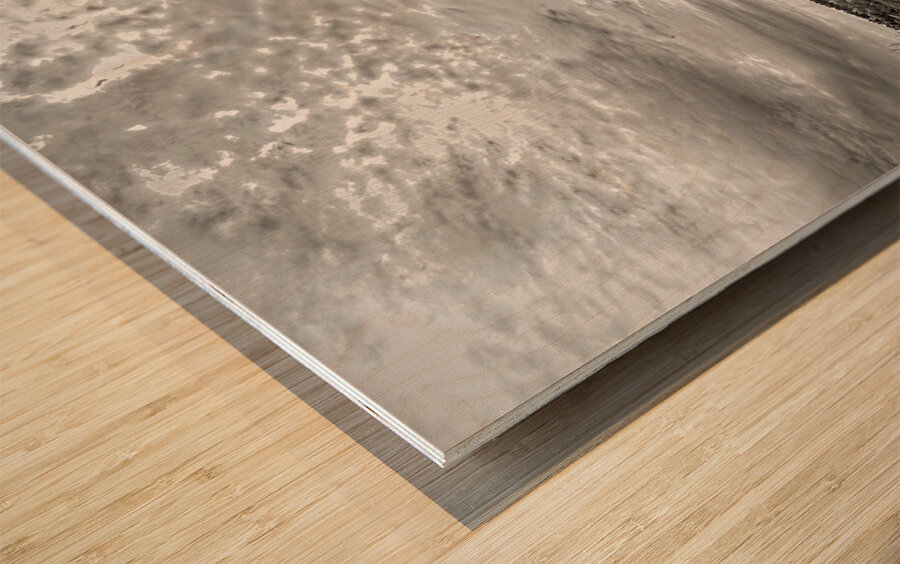 Light Over Quiet Lands Wood print