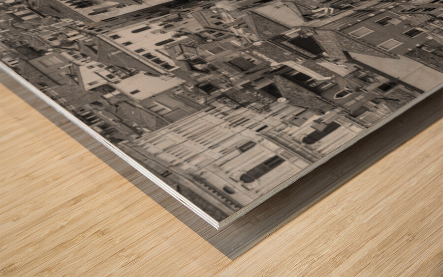 City of Bridges Wood print