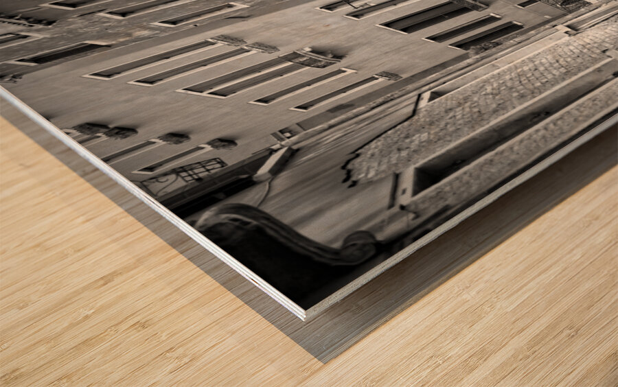 Canal Serenade Wood print