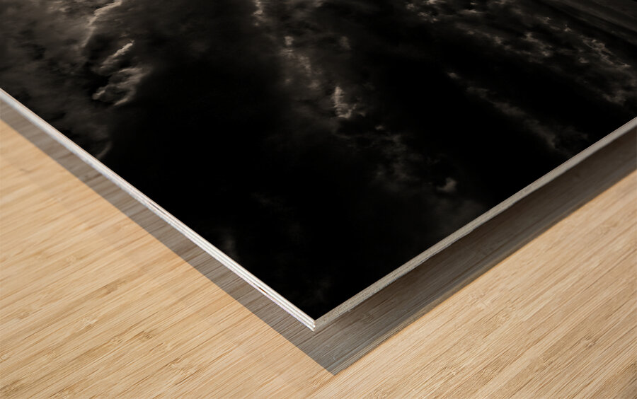 Storm of Light Wood print