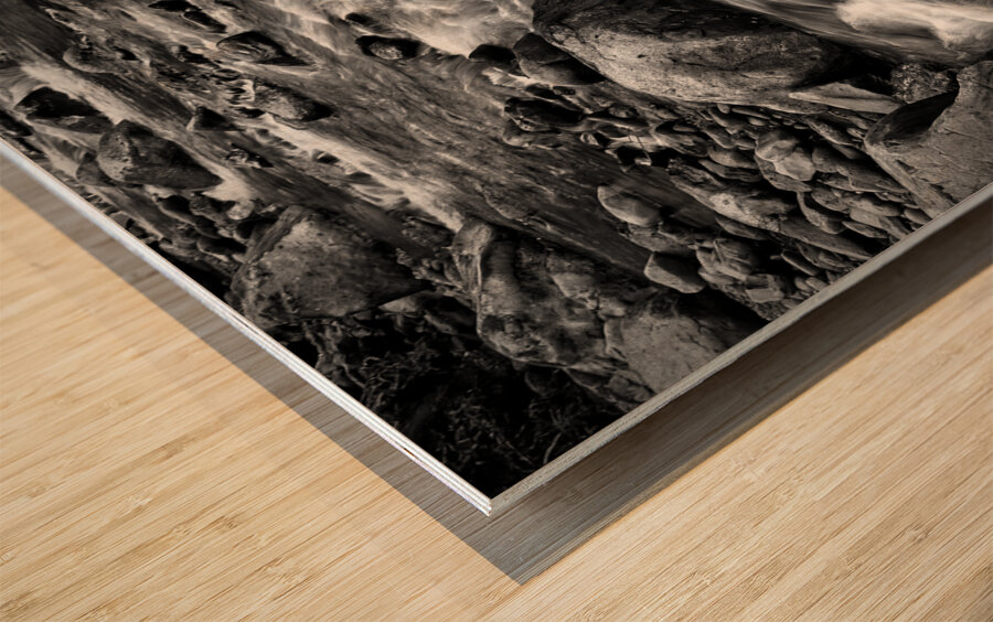 Mountain Creek Rush Wood print