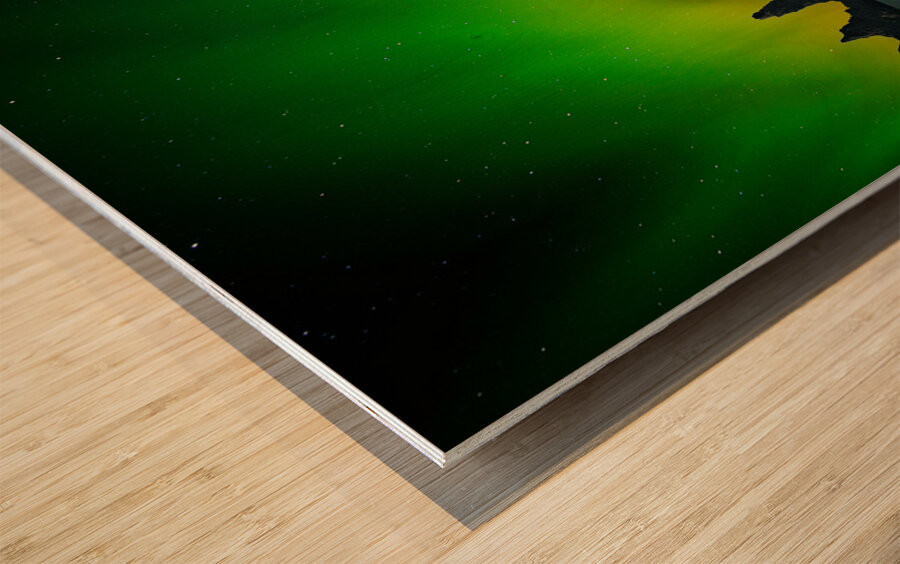 Aurora Borealis Wood print