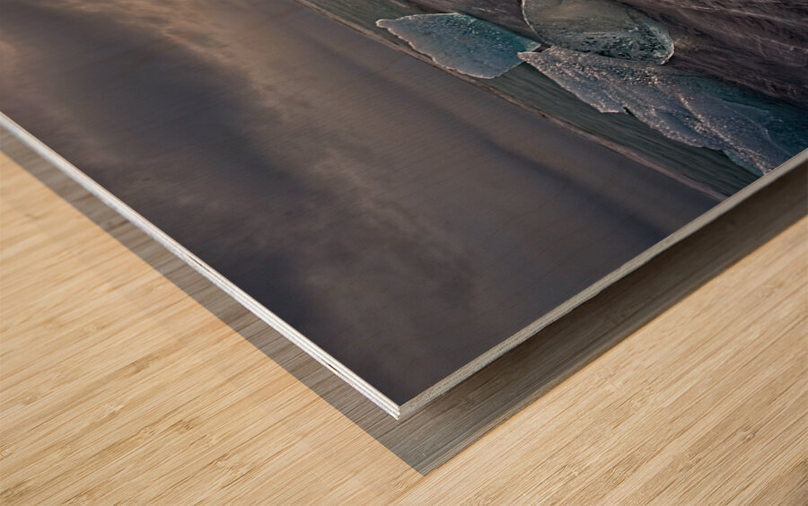 Diamond Beach Wood print